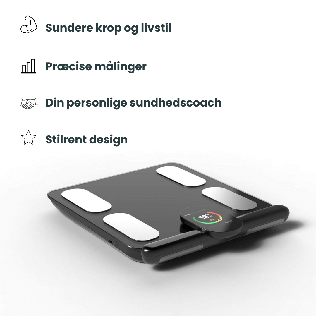 Sundere krop og livsstil, præcise målinger, din personlige sundhedscoach, stilrentdesign

altsammen i kropsscanner pro